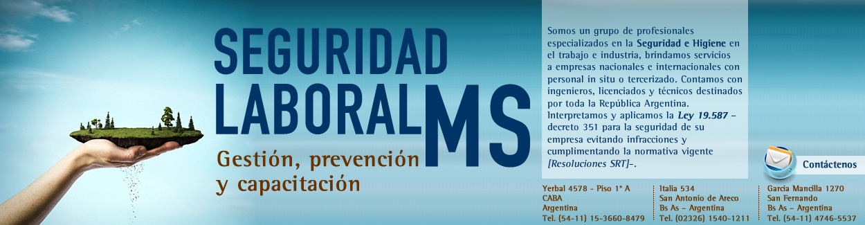 SEGURIDAD LABORAL MS | Gestión, prevención y capacitación |